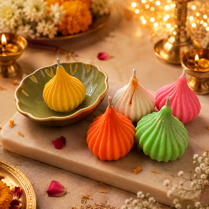 Festive Modak Candle Set