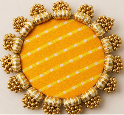 Gota Patti Candle Mat