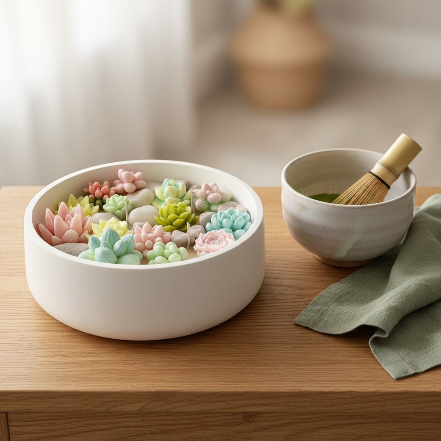 Blush Rose – Artisan Bowl (Zen Pastel)