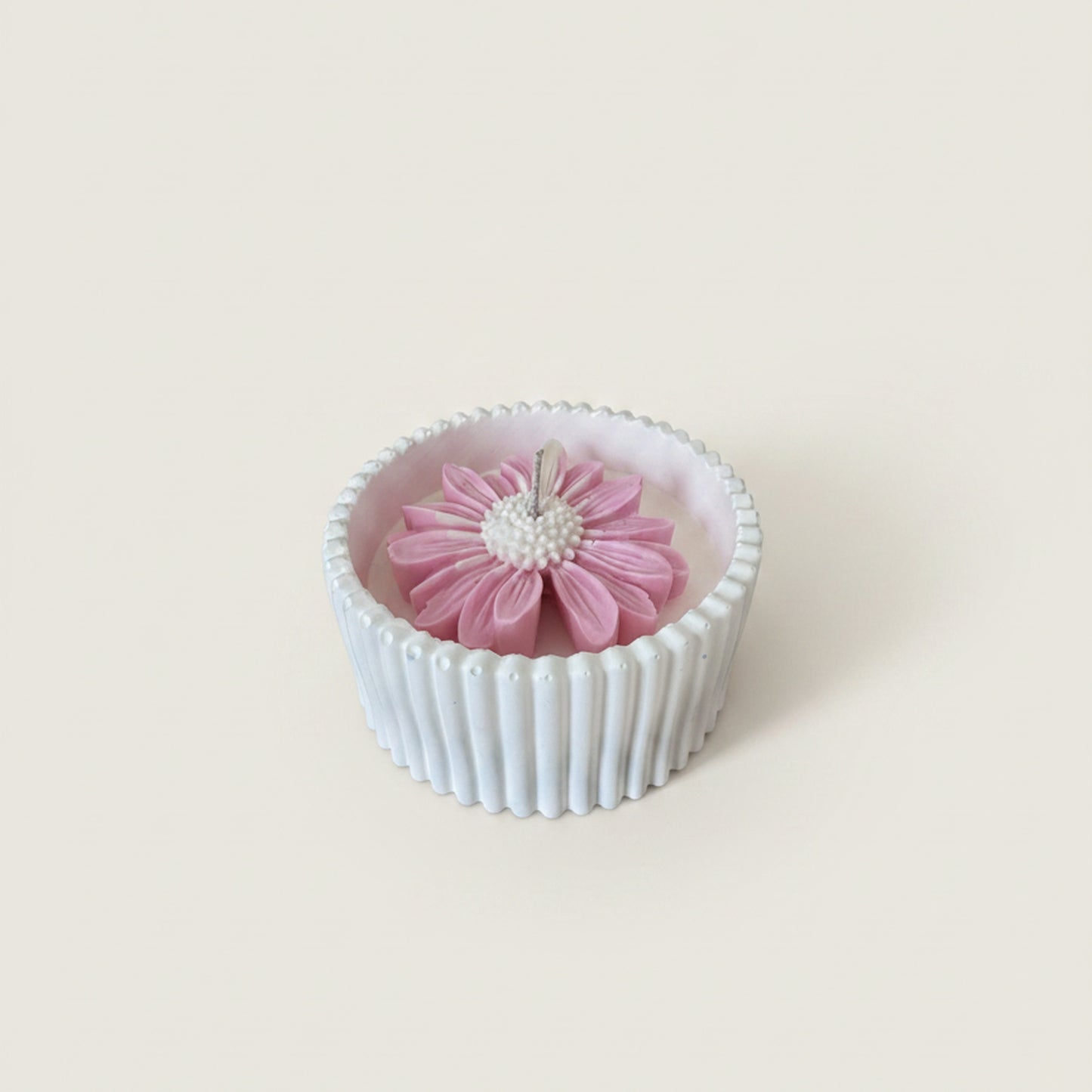 Blush Rose – Petite Candle (Pink Daisy)