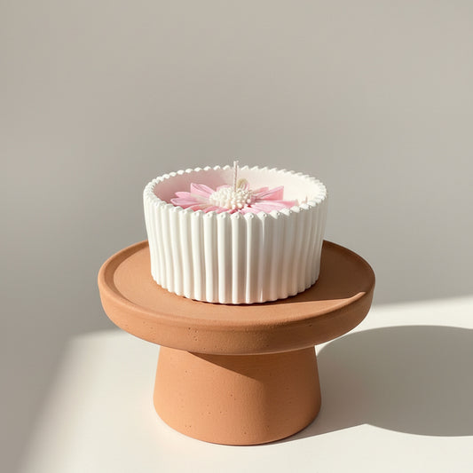 Blush Rose – Petite Candle (Pink Daisy)