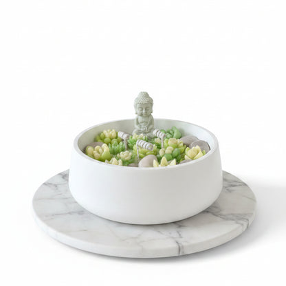 Gardenia Mist – Artisan Bowl (Zen Buddha)