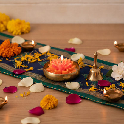 Moonlit Jasmine - Lotus Bloom - Urli Bowl Collection