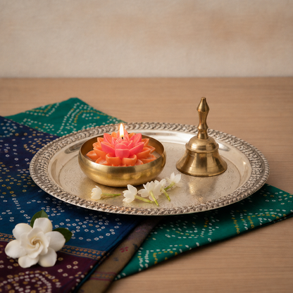 Moonlit Jasmine - Lotus Bloom - Urli Bowl Collection