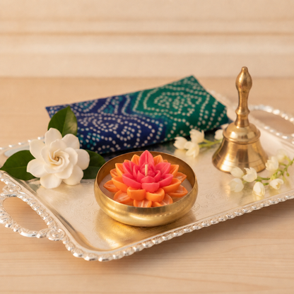 Moonlit Jasmine - Lotus Bloom - Urli Bowl Collection