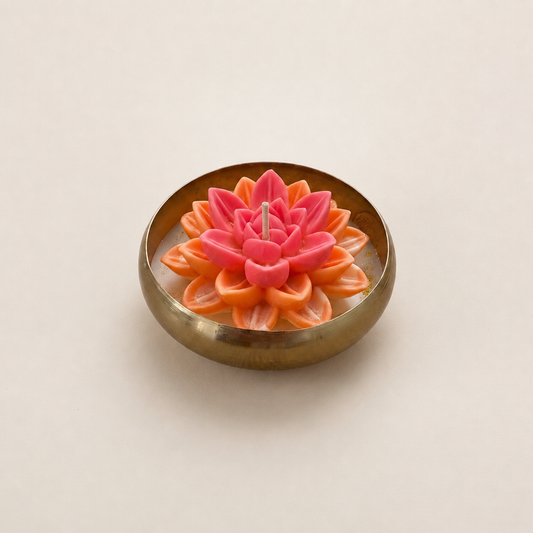 Moonlit Jasmine - Lotus Bloom - Urli Bowl Collection
