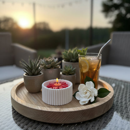 Gardenia Mist – Petite Candle (Red Daisy)
