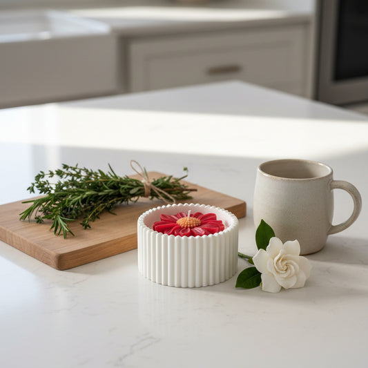 Gardenia Mist – Petite Candle (Red Daisy)