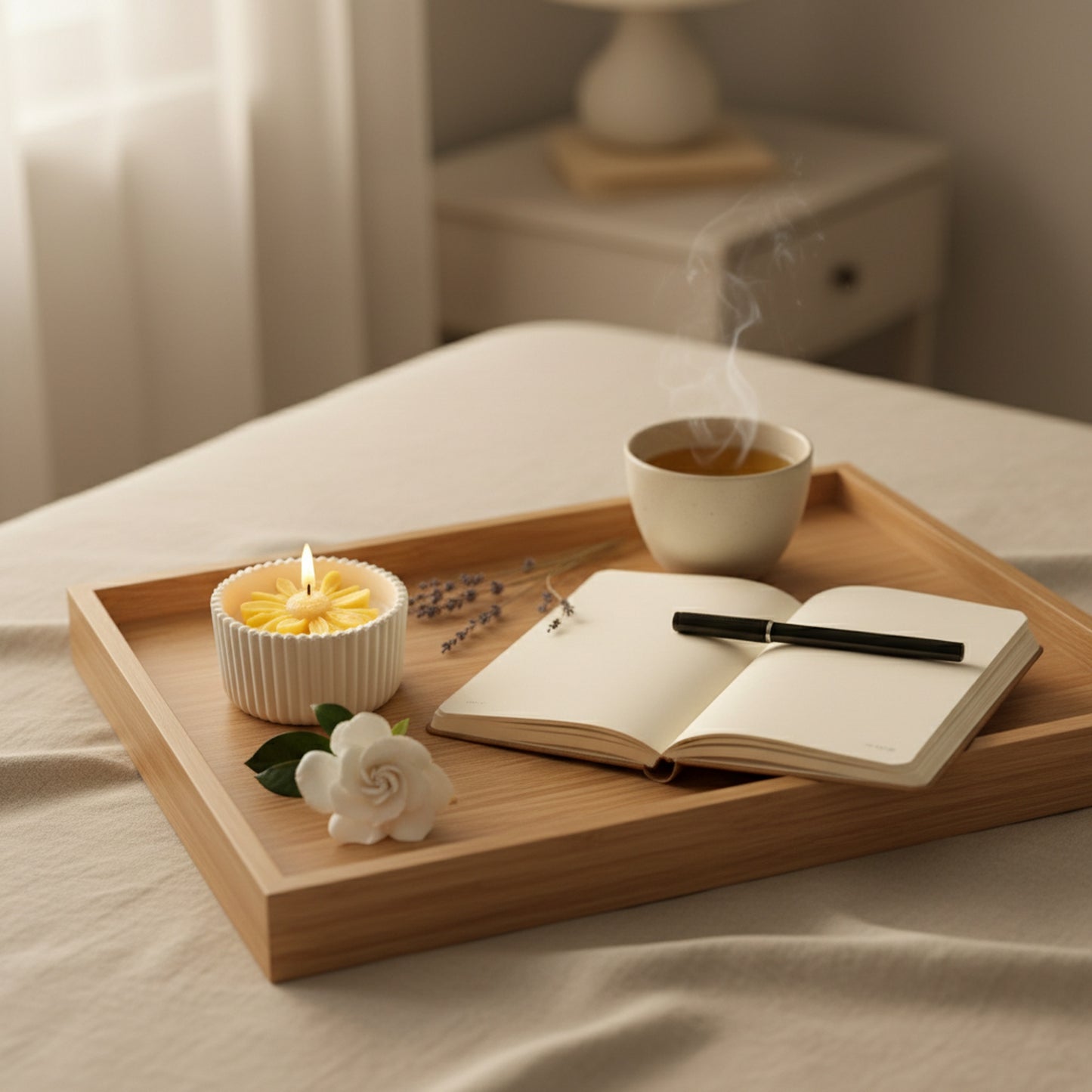 Gardenia Mist – Petite Candle (Yellow Daisy)