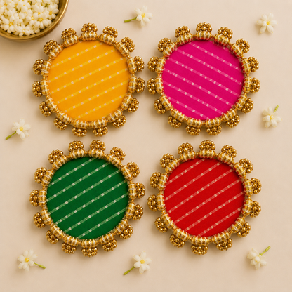 Gota Patti Candle Mat