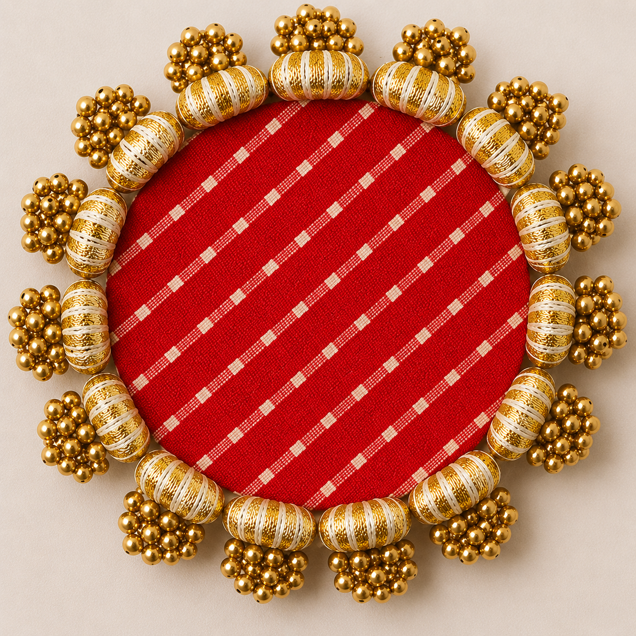 Gota Patti Candle Mat