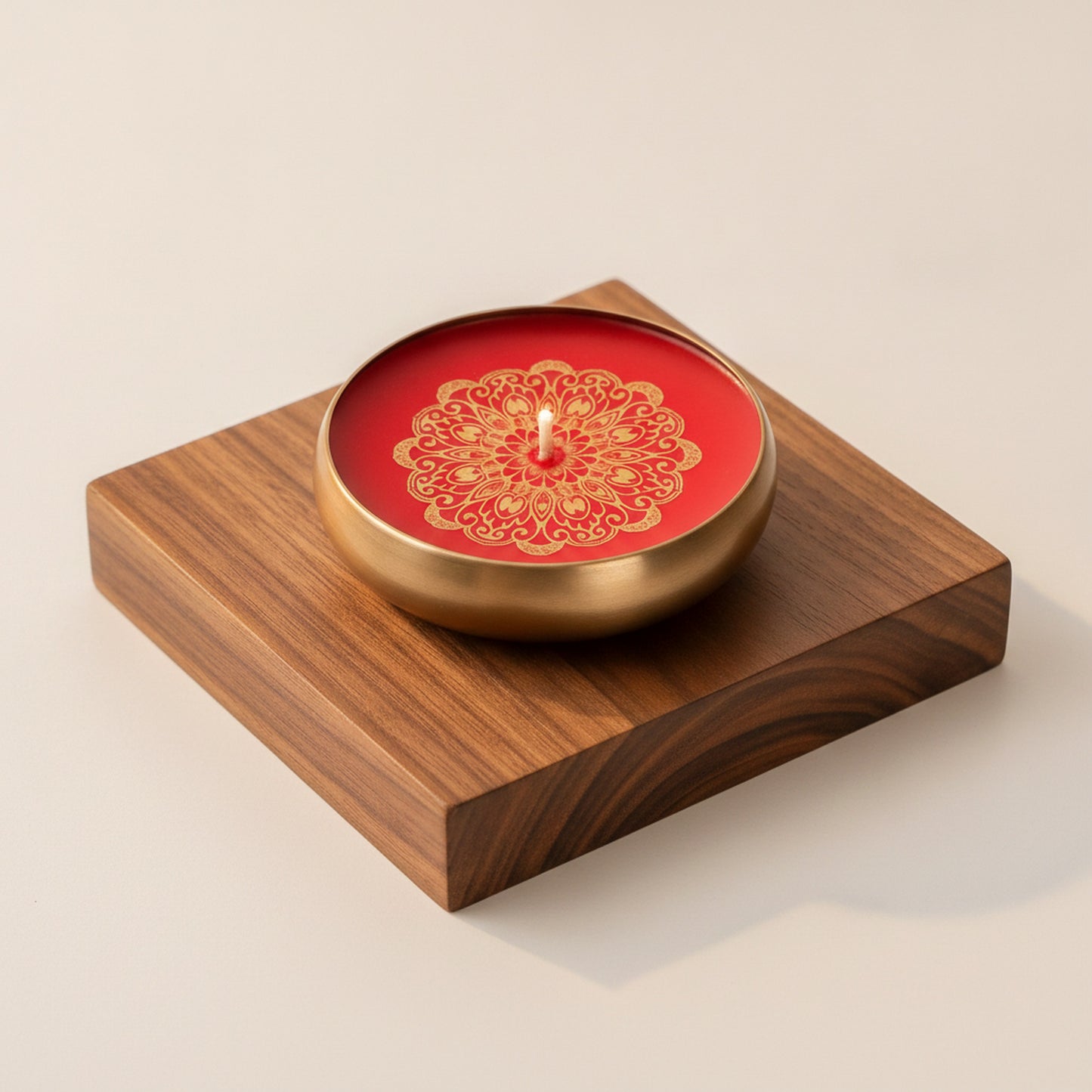 Sandalwood Ember - Golden Mandala - Urli Bowl Collection