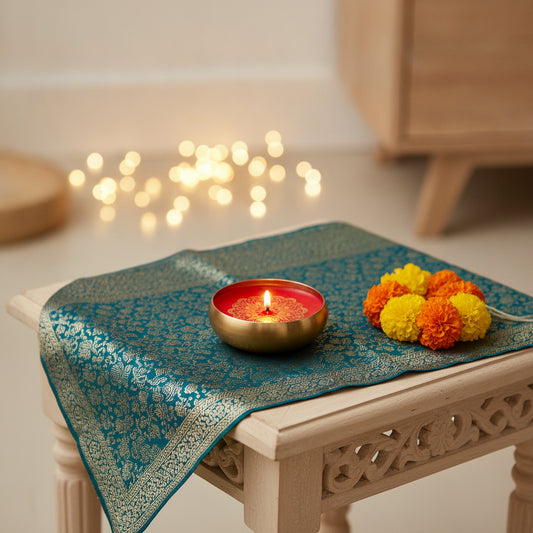 Sandalwood Ember - Golden Mandala - Urli Bowl Collection