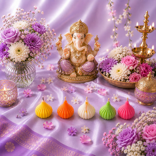 Festive Modak Candle Set