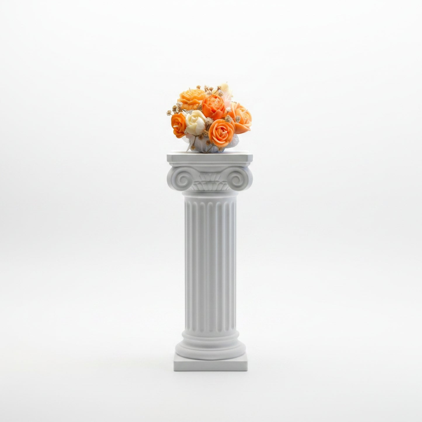 Dark Rose Candle Bouquet (Citrus Bloom)