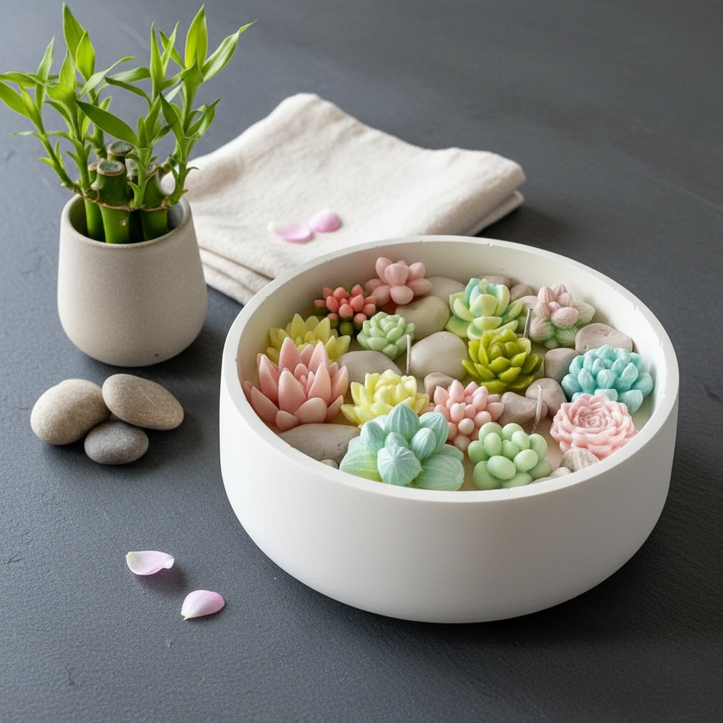 Blush Rose – Artisan Bowl (Zen Pastel)