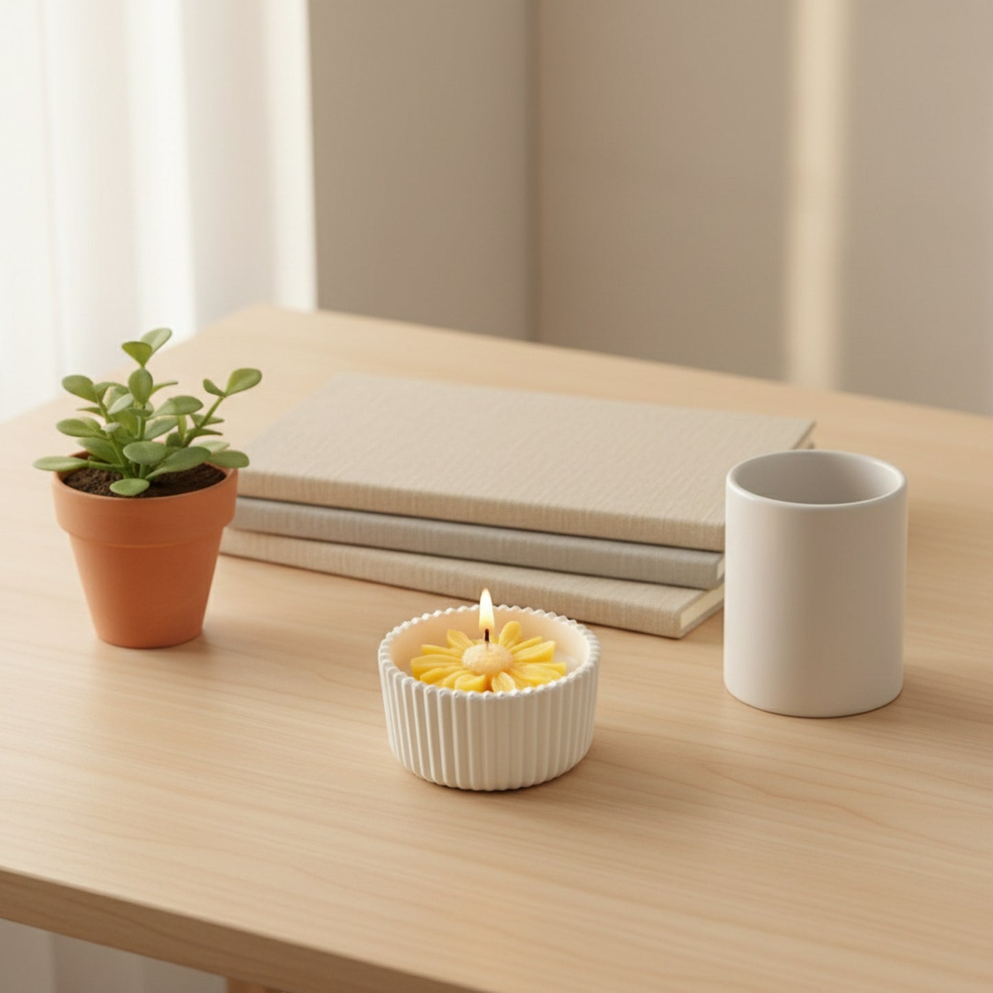 Sunripe Mango – Petite Candle (Yellow Daisy)