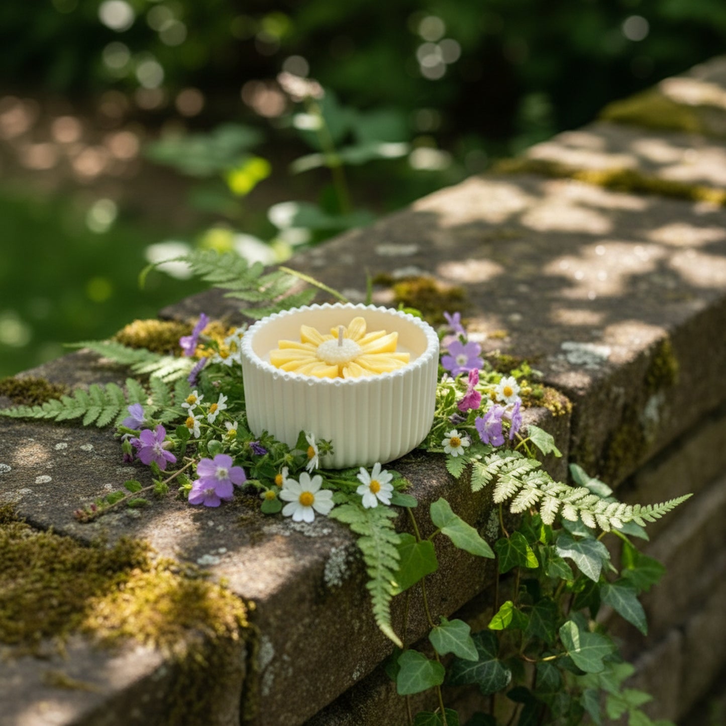 Sunripe Mango – Petite Candle (Yellow Daisy)