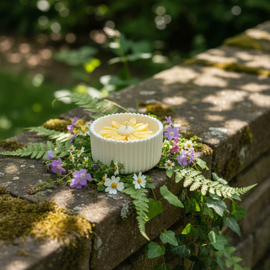 Sunripe Mango – Petite Candle (Yellow Daisy)