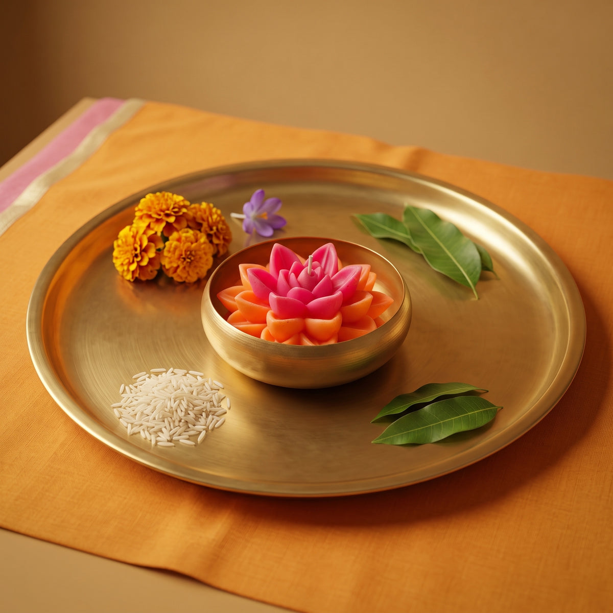 Moonlit Jasmine - Lotus Bloom - Urli Bowl Collection
